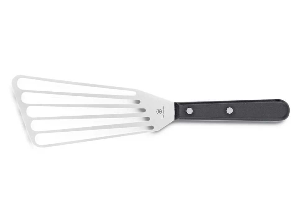 w-sthof-gourmet-spatule-ajour-e-17-cm-acier-inoxydable-noir-et-argent-s-rie-gour image 1