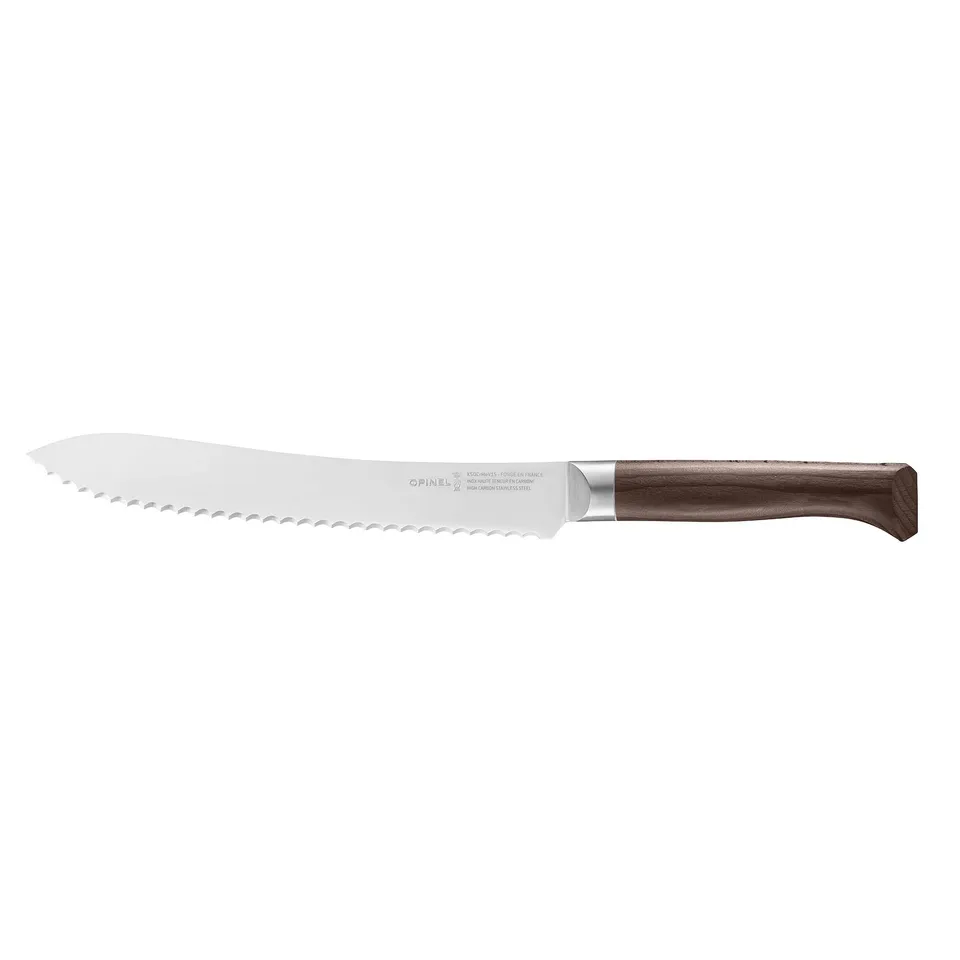 opinel-les-forg-s-1890-couteau-pain-lame-pleine-soie-dent-e-inox-manche-h-tre-ga image 1