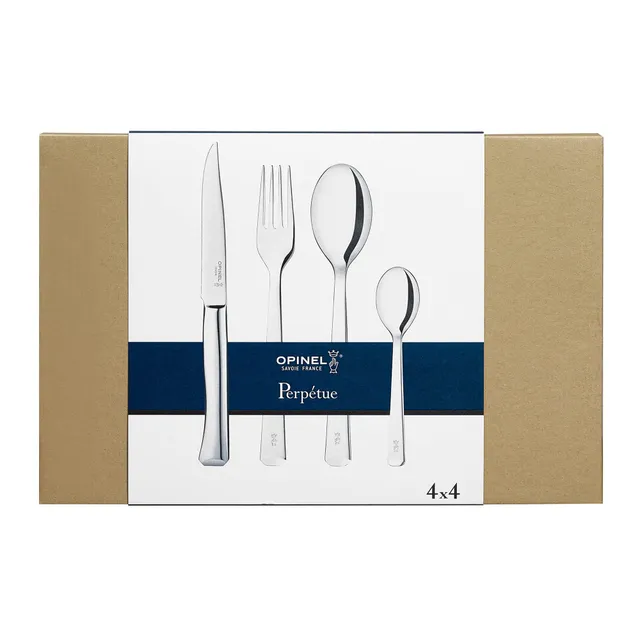 opinel-perp-tue-m-nag-re-16-pi-ces-4-couteaux-4-fourchettes-4-cuill-res-4-petite image 1