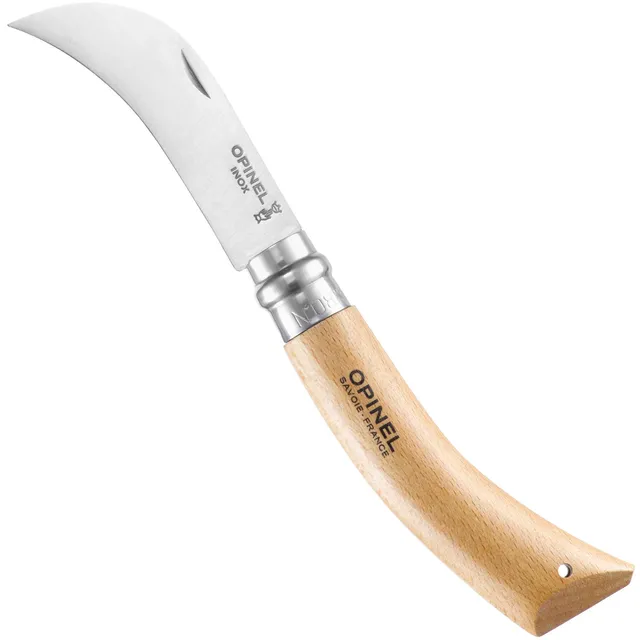 opinel-serpette-greffoir-n-08-lame-8-cm-inox-courbe-biseaut-e-manche-h-tre-fran- image 1