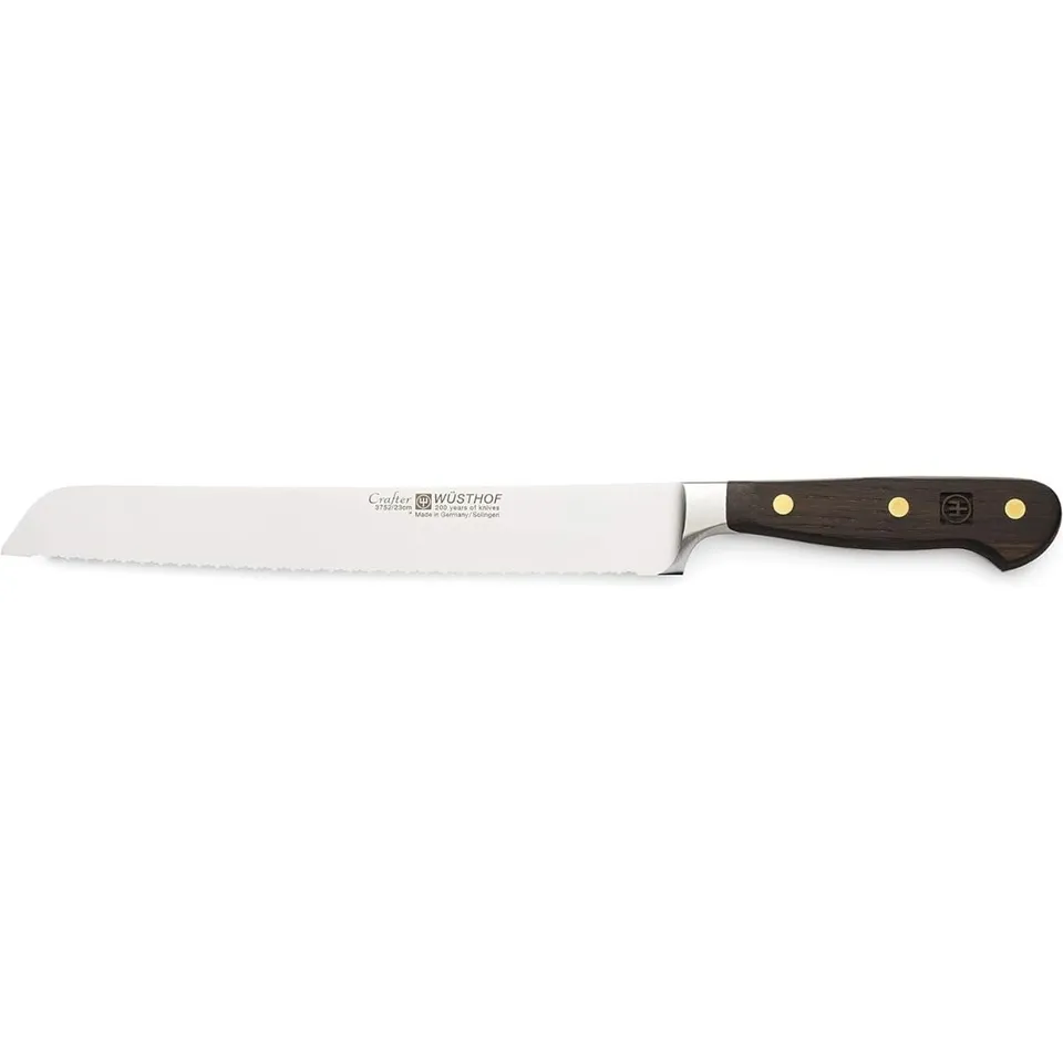 w-sthof-crafter-couteau-pain-23-cm-lame-dentel-e-forg-e-manche-en-ch-ne-fum-et-r image 1