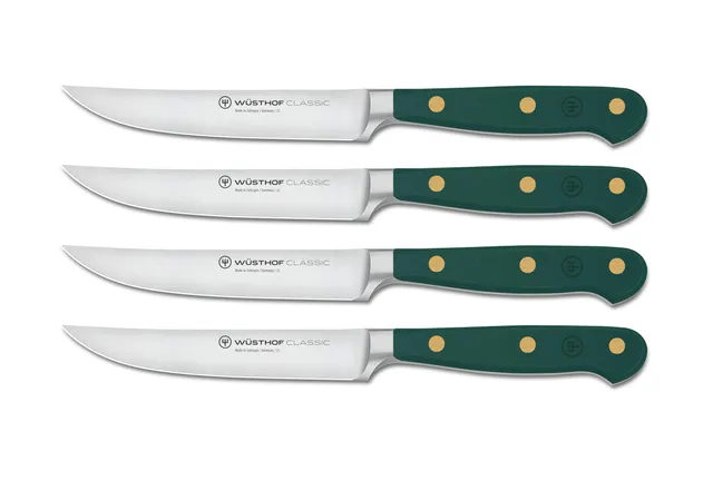 w-sthof-classic-set-4-couteaux-steak-12-cm-fresh-rosemary-vert-couteaux-forg-s-s image 1
