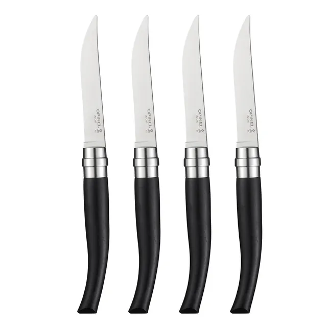 opinel-coffret-table-chic-b-ne-set-de-4-couteaux-de-table-lame-yatagan-en-acier- image 1
