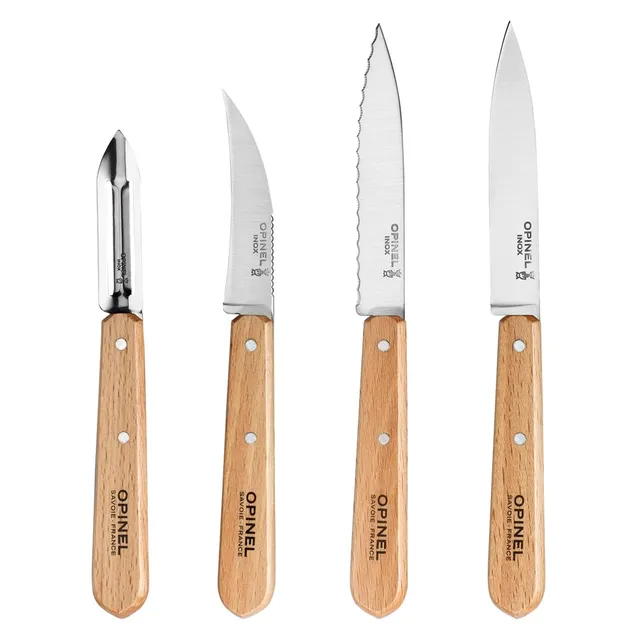 opinel-coffret-les-essentiels-set-de-4-couteaux-de-cuisine-n-112-office-n-113-cr image 1