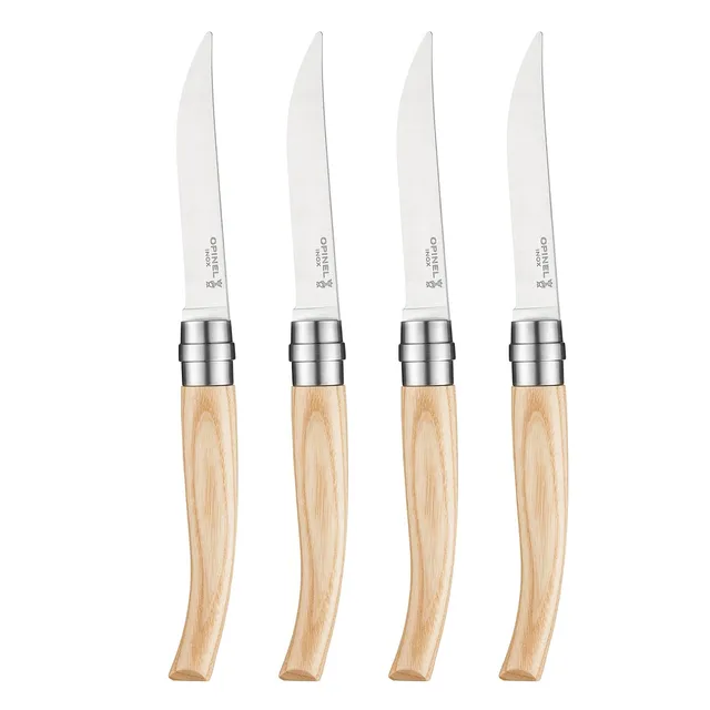 opinel-coffret-4-couteaux-de-table-table-chic-fr-ne-lame-yatagan-inox-11-cm-manc image 1