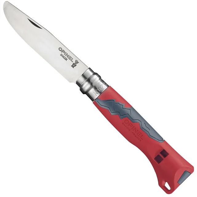 opinel-couteau-junior-n-07-outdoor-rouge-couteau-pliant-enfant-lame-arrondie-ino image 1