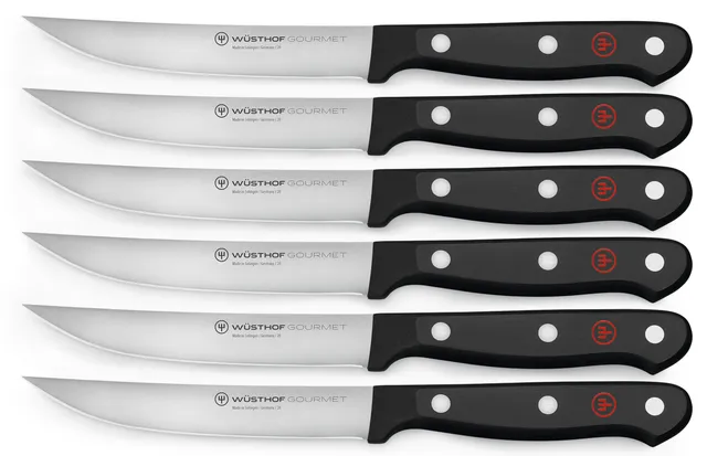 w-sthof-gourmet-set-de-6-couteaux-steak-12-cm-lames-inox-laser-manches-polypropy image 1