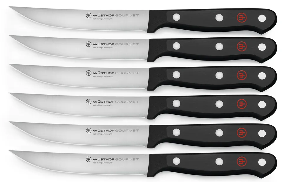 w-sthof-gourmet-set-de-6-couteaux-steak-12-cm-lames-inox-laser-manches-polypropy image 1