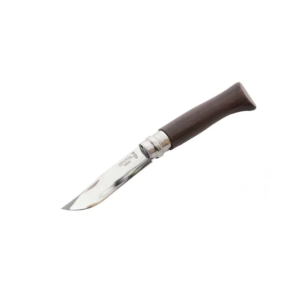 opinel-n-08-couteau-pliant-lame-inox-finition-miroir-manche-b-ne-bague-virobloc- image 1