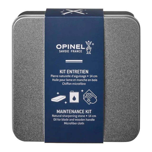 opinel-kit-d-entretien-pour-couteaux-bo-te-m-tal-pierre-d-aff-tage-des-pyr-n-es- image 1