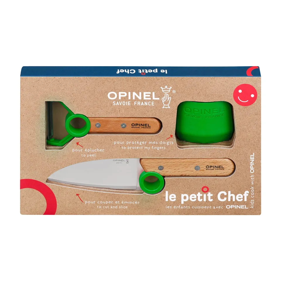 opinel-le-petit-chef-coffret-de-cuisine-enfant-couteau-plucheur-guide-de-coupe-l image 1