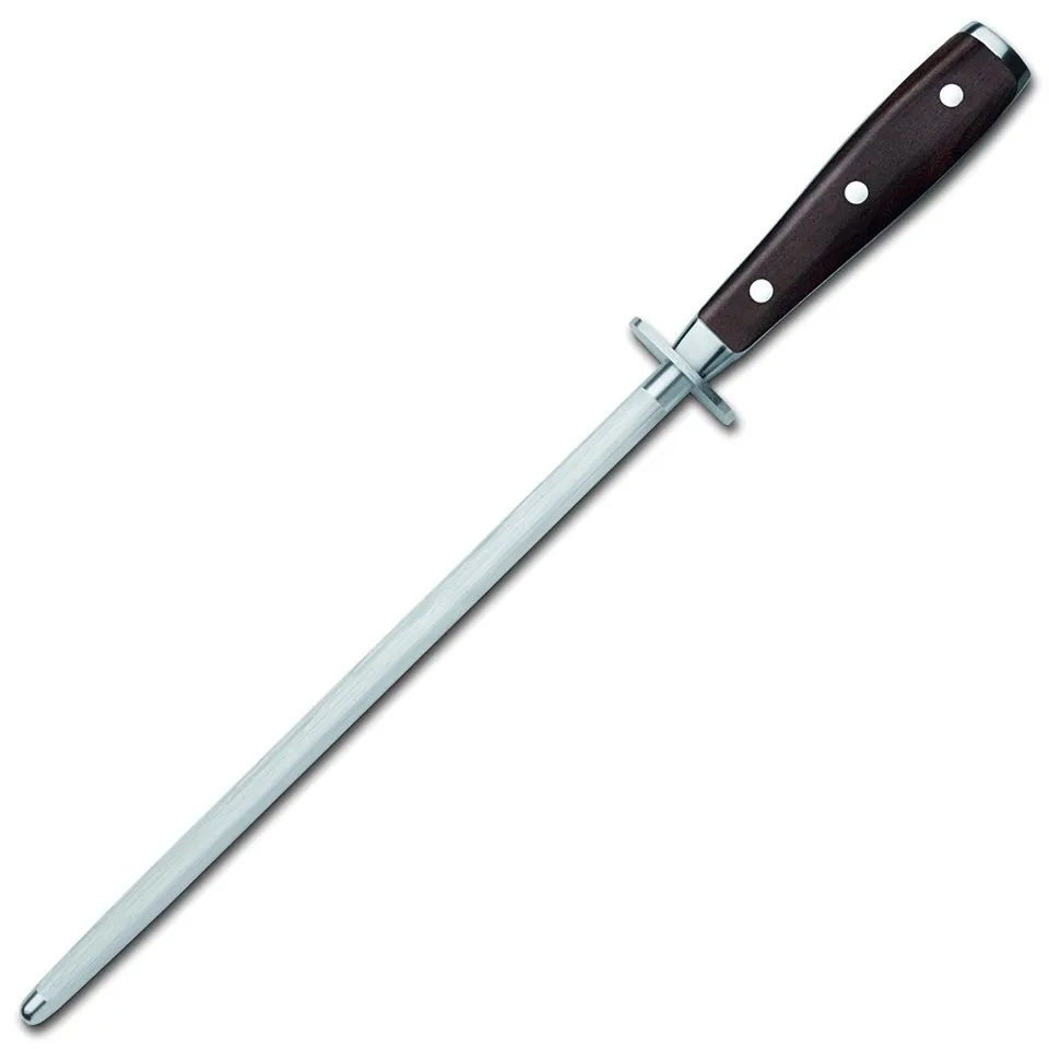 w-sthof-ikon-fusil-aiguiser-26-cm-m-che-acier-chrom-grain-fin-manche-inox-plein image 1
