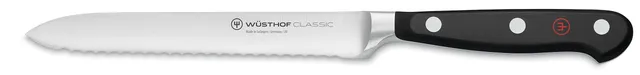 w-sthof-classic-couteau-saucisson-14-cm-forg-lame-dent-e-acier-haute-teneur-en-c image 1