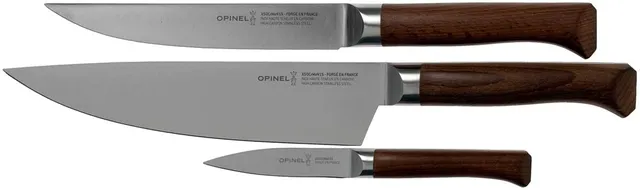 opinel-coffret-trio-les-forg-s-1890-3-couteaux-pleine-soie-chef-d-couper-office- image 1