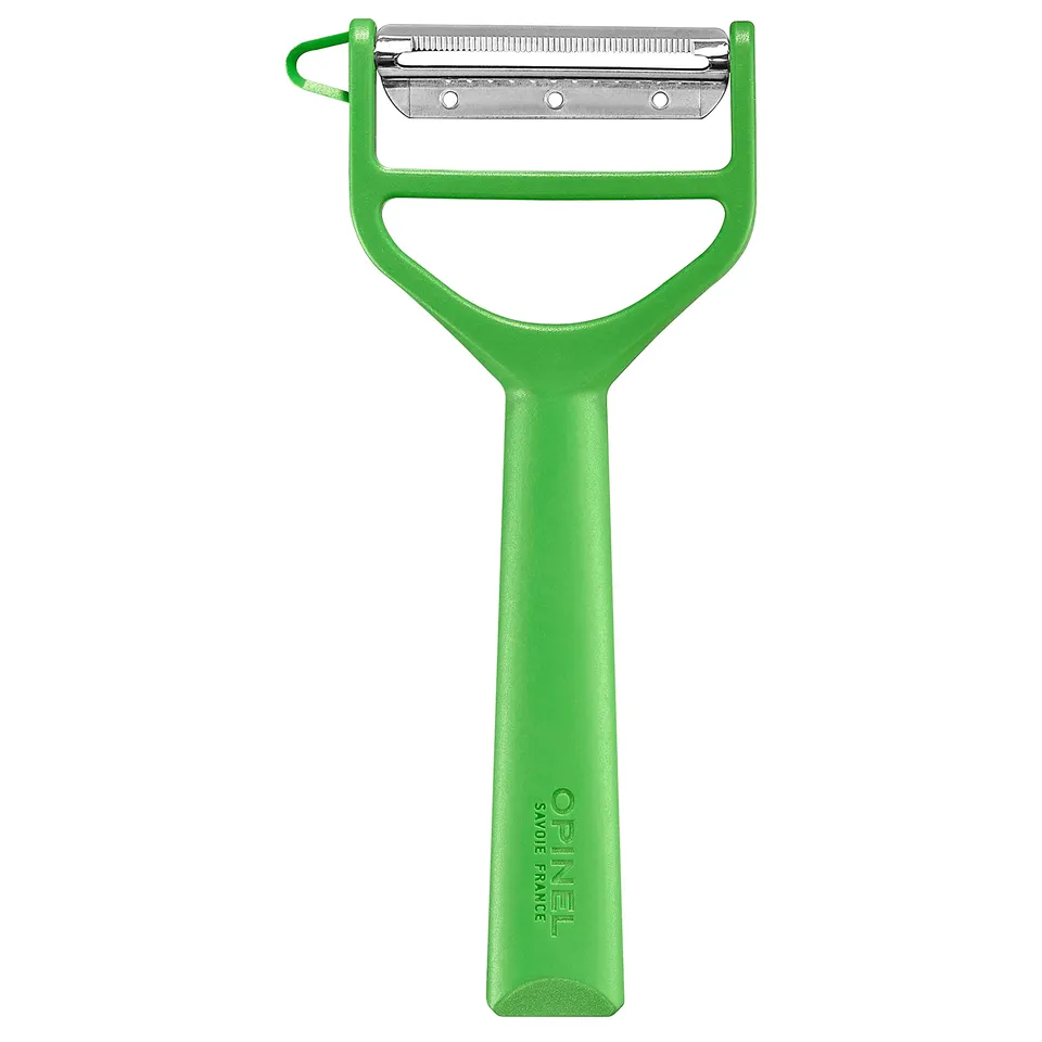 opinel-t-duo-plucheur-l-gumes-double-lame-inox-manche-polym-re-vert-droitiers-et image 1