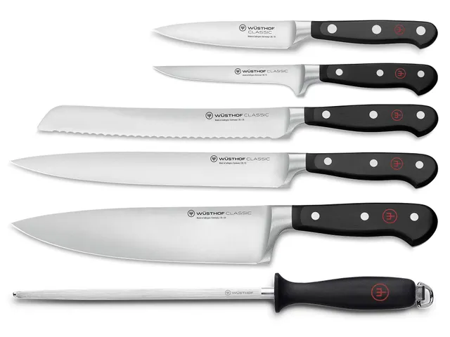 w-sthof-classic-ensemble-de-cuisine-6-pi-ces-forg-es-avec-fusil-aiguiser-couteau image 1