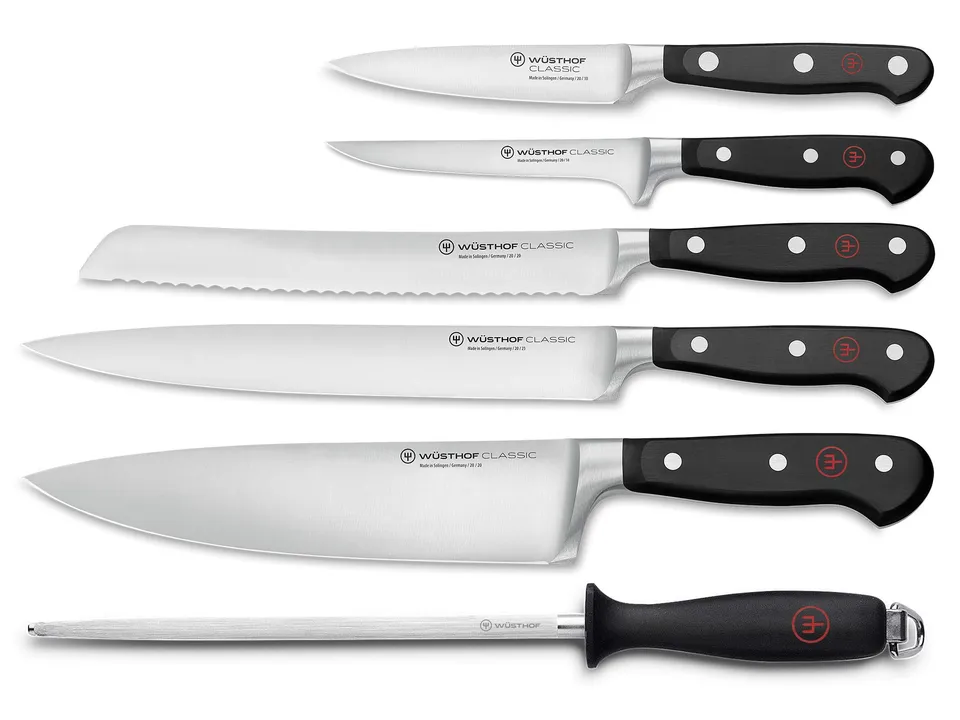 w-sthof-classic-ensemble-de-cuisine-6-pi-ces-forg-es-avec-fusil-aiguiser-couteau image 1