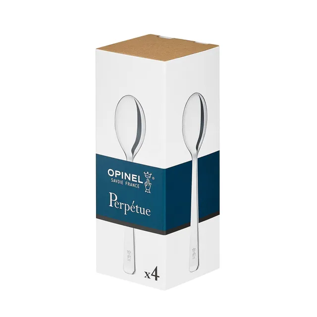 opinel-perp-tue-bo-te-de-4-petites-cuill-res-acier-inox-x5crni18-10-lave-vaissel image 1