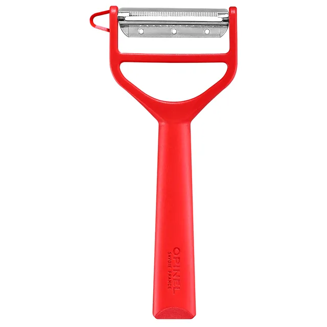 opinel-plucheur-t-duo-rouge-double-lame-inox-sandvik-12c27m-pluche-l-gumes-et-ju image 1