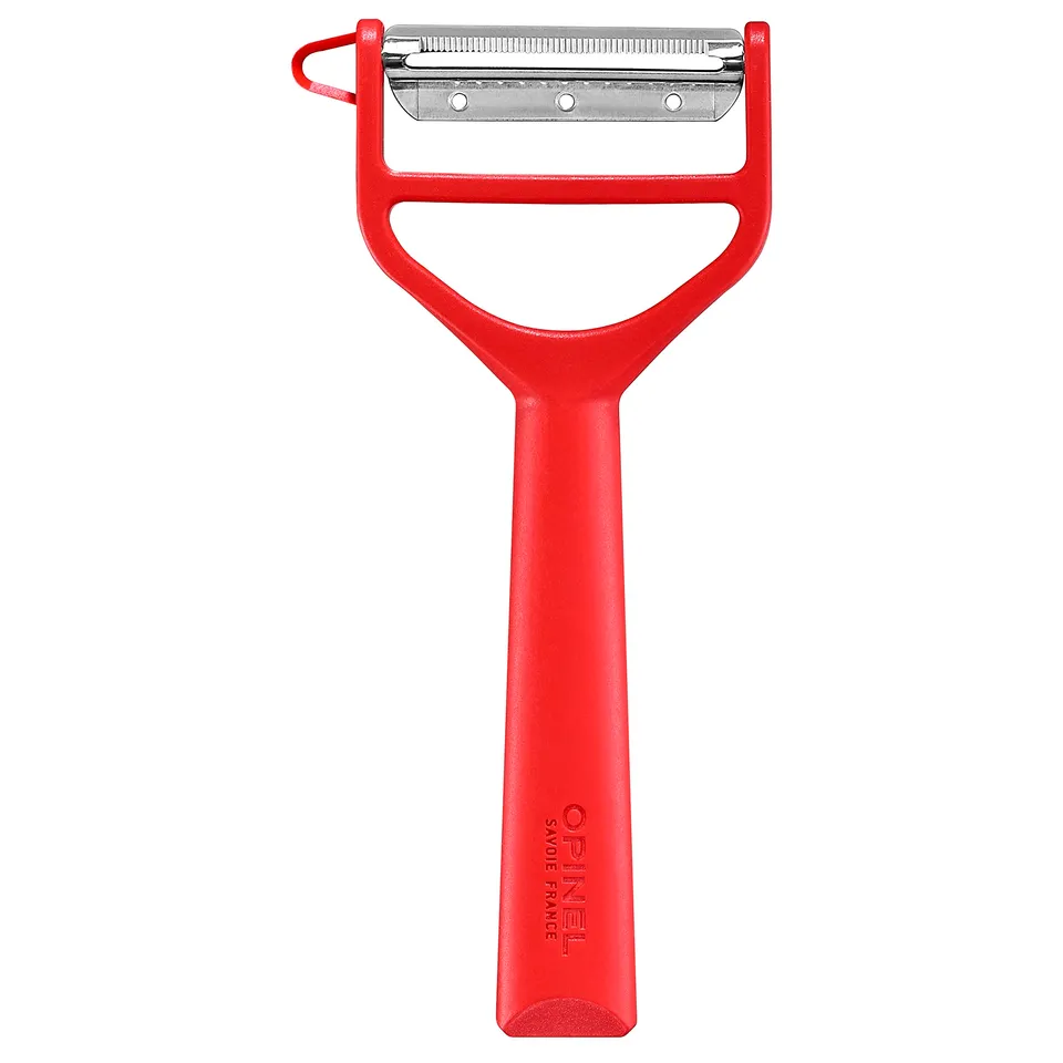 opinel-plucheur-t-duo-rouge-double-lame-inox-sandvik-12c27m-pluche-l-gumes-et-ju image 1