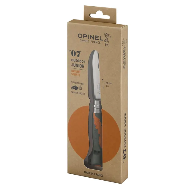 opinel-n-07-outdoor-junior-couteau-pliant-enfant-lame-arrondie-manche-polym-re-a image 1