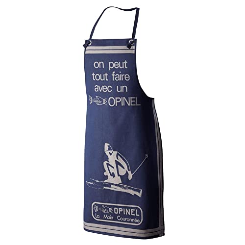 opinel-tablier-adulte-motif-on-peut-tout-faire-tissage-jacquard-100-coton-fabric image 8
