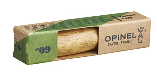 opinel-n-9-couteau-de-pochette-bo-te-lame-inox-9-cm-yatagan-manche-ch-ne-bague-v image 7
