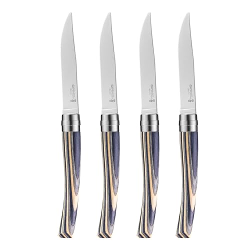 opinel-coffret-table-chic-bouleau-lamell-4-couteaux-de-table-lame-yatagan-inox image 8