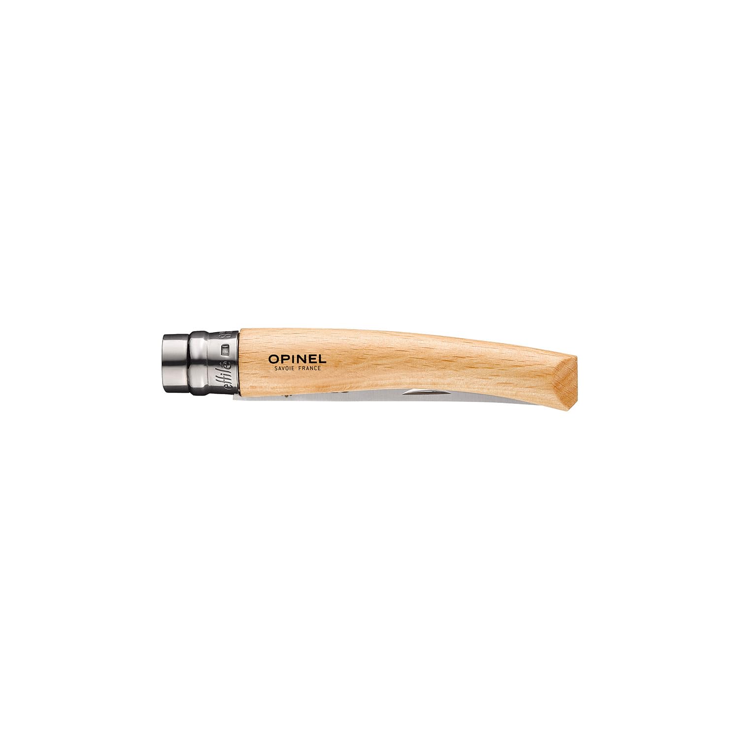 opinel-n-08-effil-couteau-de-poche-lame-meul-e-polie-8-cm-inox-manche-h-tre-bagu image 4