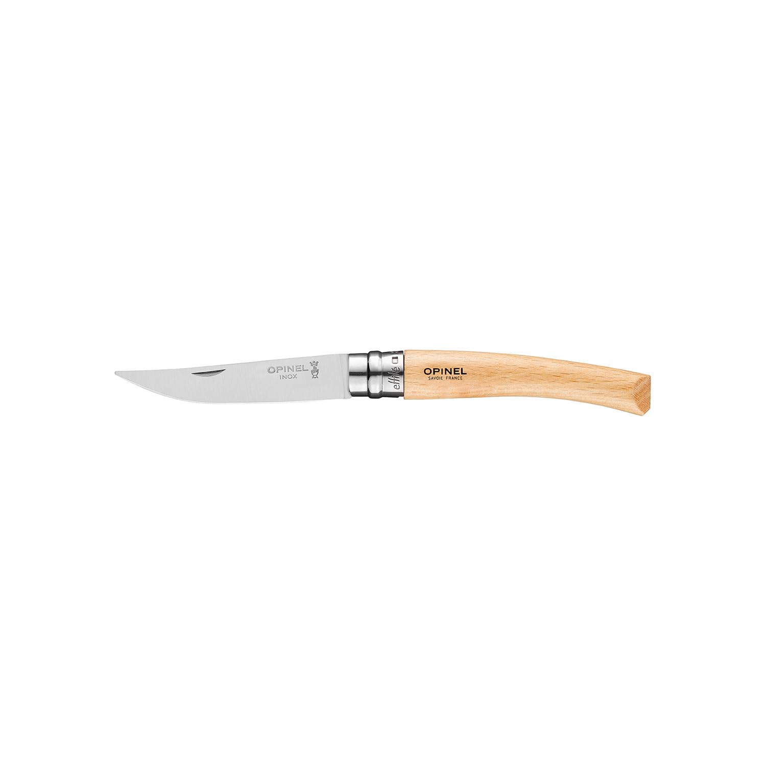 opinel-n-08-effil-couteau-de-poche-lame-meul-e-polie-8-cm-inox-manche-h-tre-bagu image 3