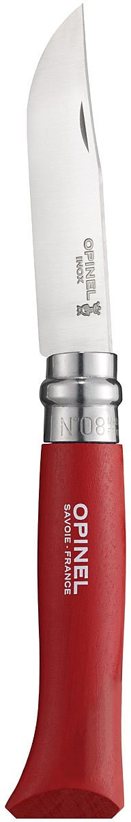 opinel-n-08-baroudeur-couteau-de-poche-pliant-bleu-fonc-lame-8-5-cm-inox-bague-v image 4