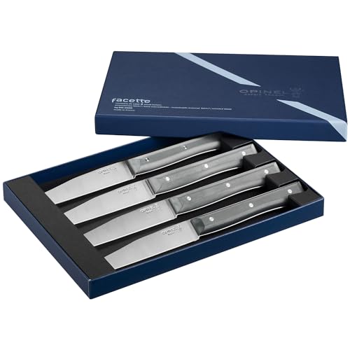 opinel-coffret-de-4-couteaux-de-table-facette-ardoise-lame-pleine-soie-microdent image 7