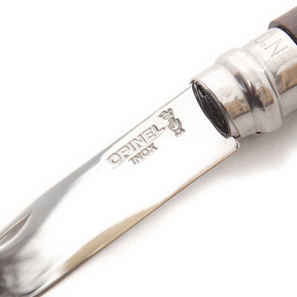 opinel-n-08-couteau-pliant-lame-inox-finition-miroir-manche-b-ne-bague-virobloc- image 4