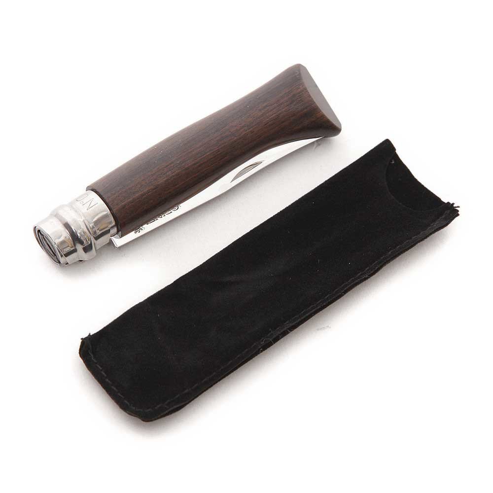 opinel-n-08-couteau-pliant-lame-inox-finition-miroir-manche-b-ne-bague-virobloc- image 3