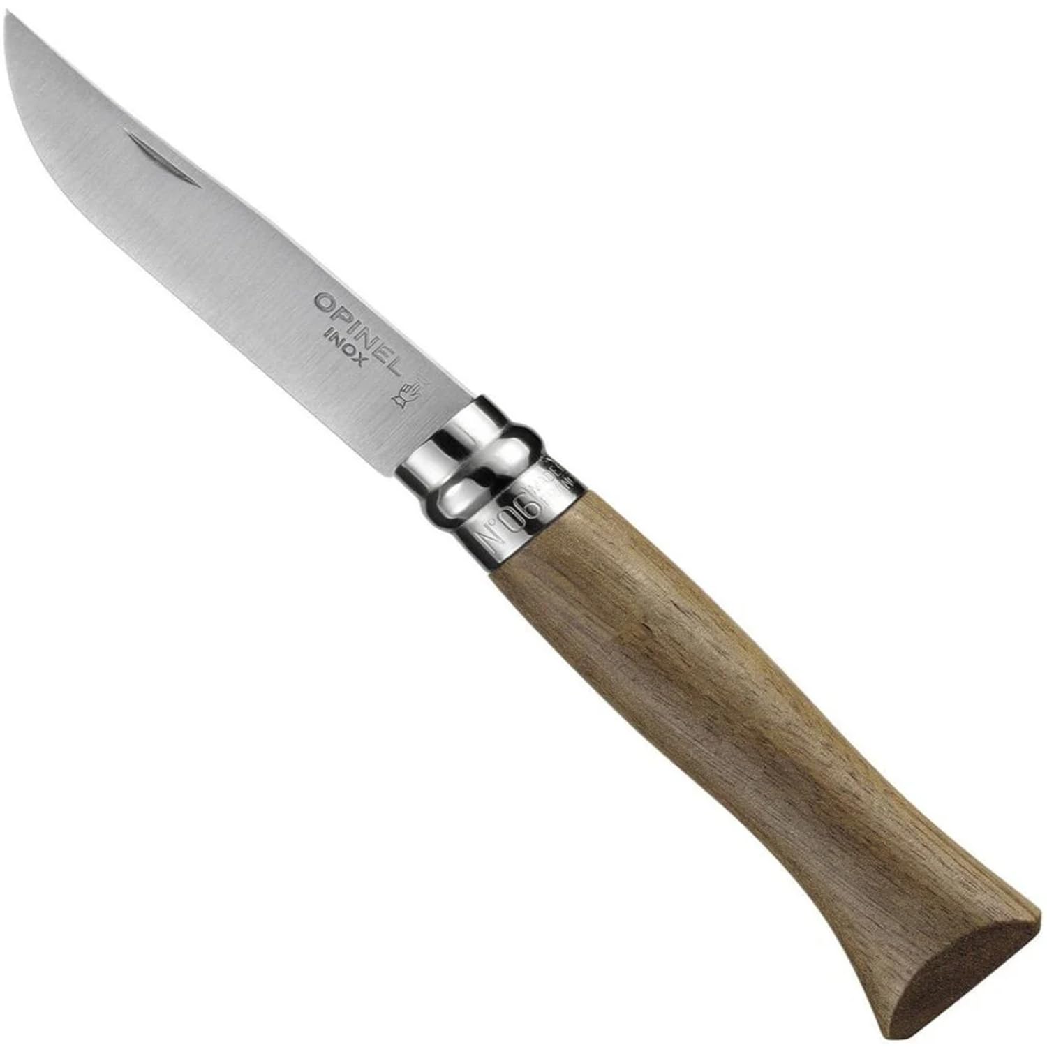 opinel-inox-lux-noyer-couteau-de-poche-pliant-lame-acier-inoxydable-manche-noyer image 1
