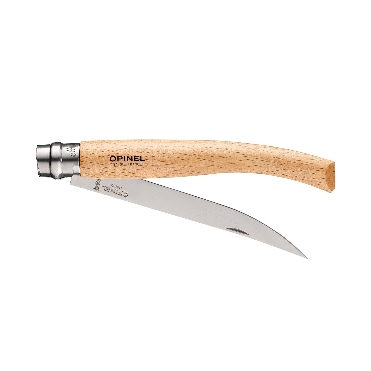 opinel-n-12-couteau-de-cuisine-effil-lame-meul-e-polie-12-cm-acier-inox-manche-b image 2