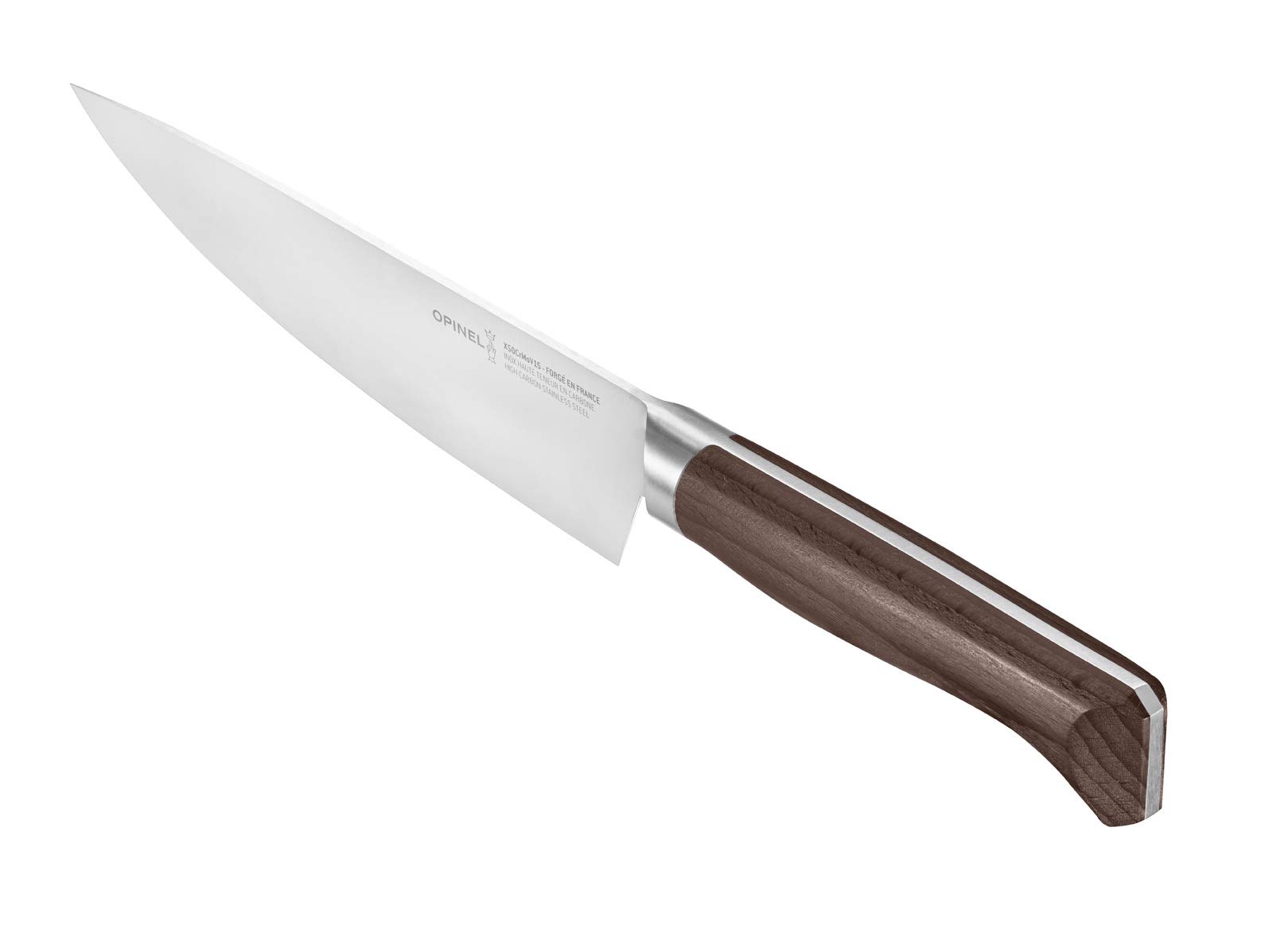 opinel-les-forg-s-1890-couteau-chef-20-cm-lame-pleine-soie-13-cm-acier-inox-x50c image 3