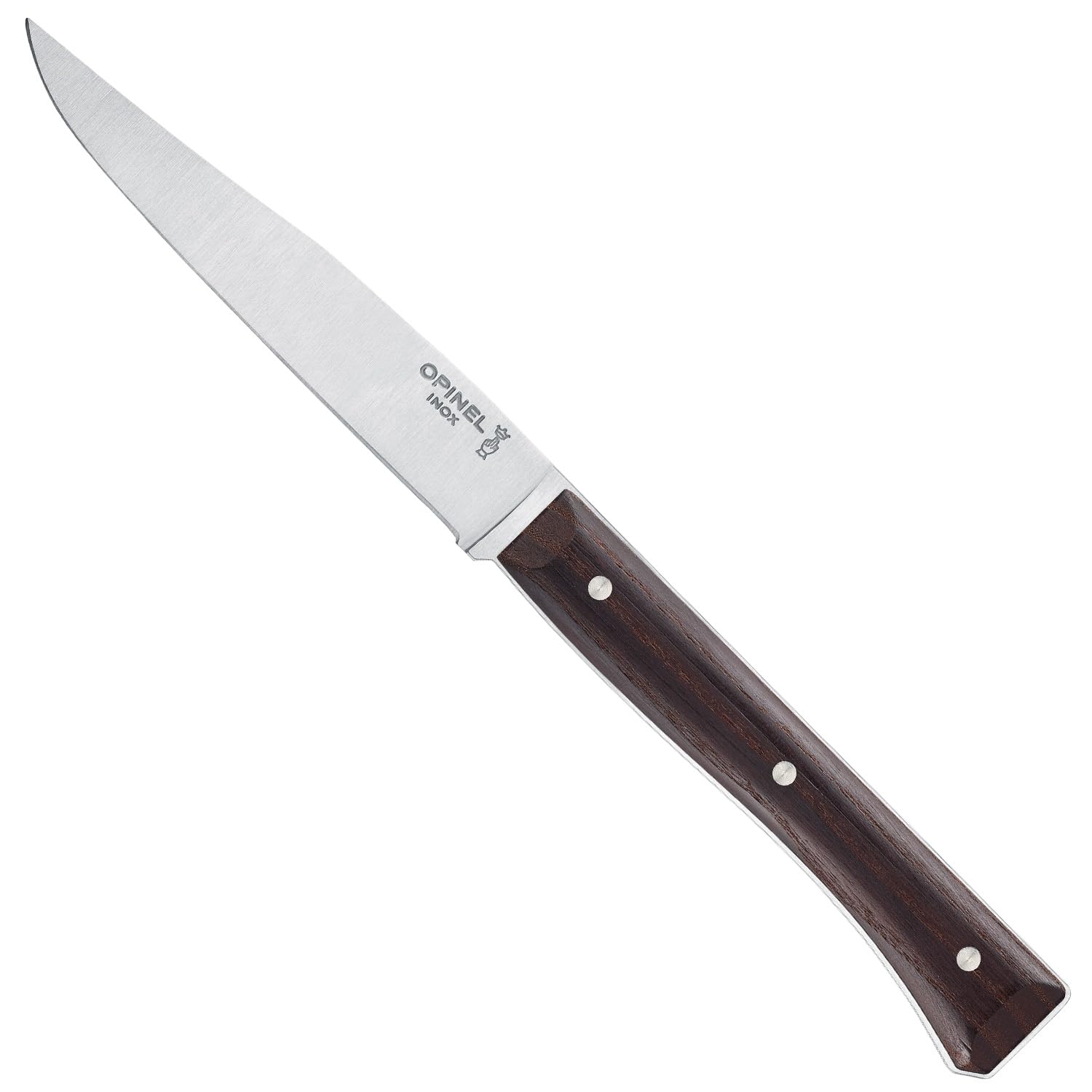 opinel-coffret-de-4-couteaux-de-table-facette-fr-ne-sombre-lame-lisse-pleine-soi image 2