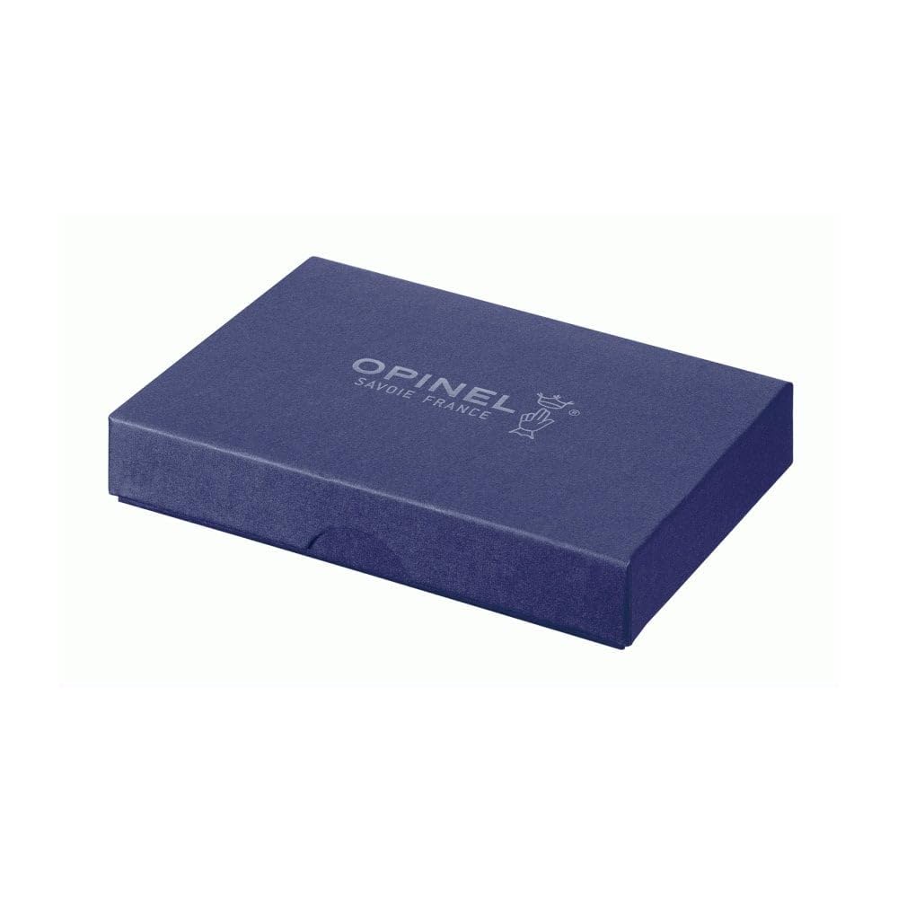 opinel-n-08-couteau-pliant-lame-inox-8-5-cm-manche-bouleau-lamell-gris-bague-vir image 4