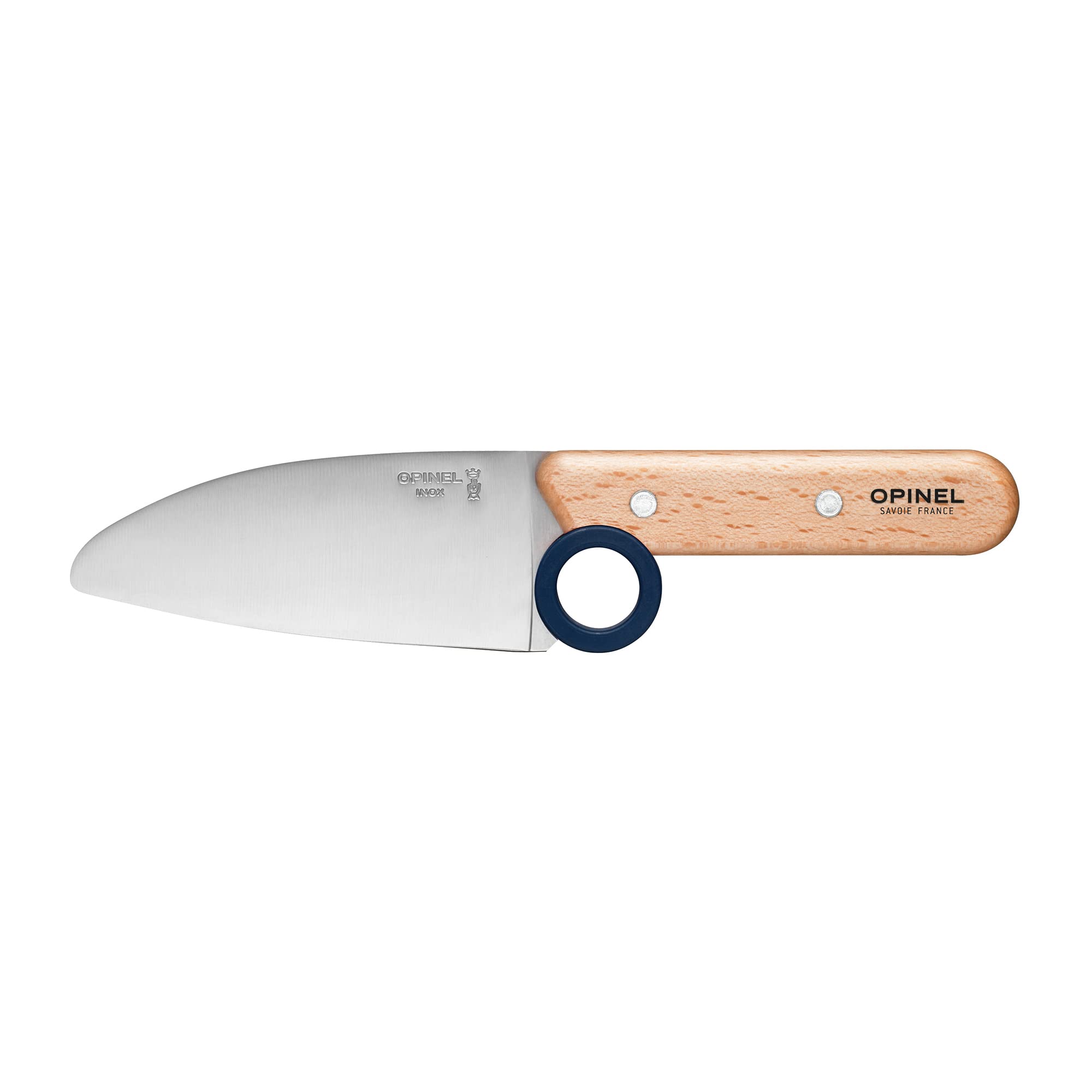opinel-coffret-le-petit-chef-bleu-couteau-plucheur-et-guide-de-coupe-pour-enfant image 3