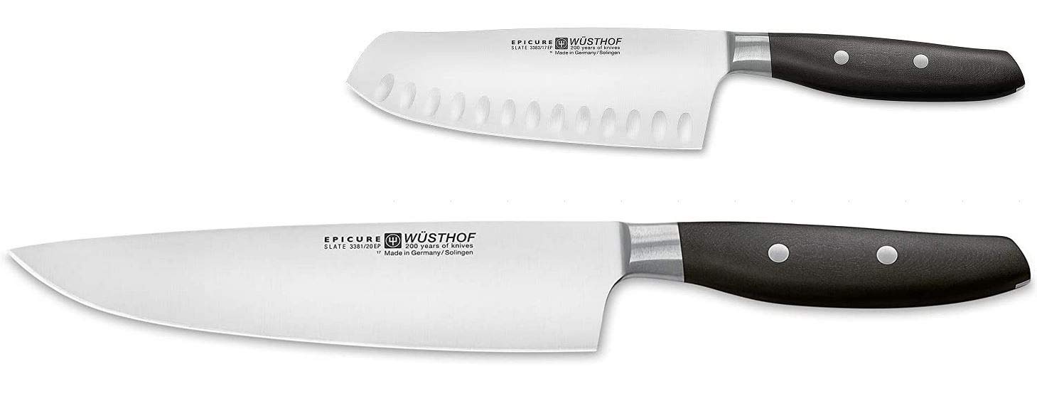 w-sthof-epicure-slate-ensemble-de-2-couteaux-couteau-de-chef-17-cm-coupe-ogive-e image 1