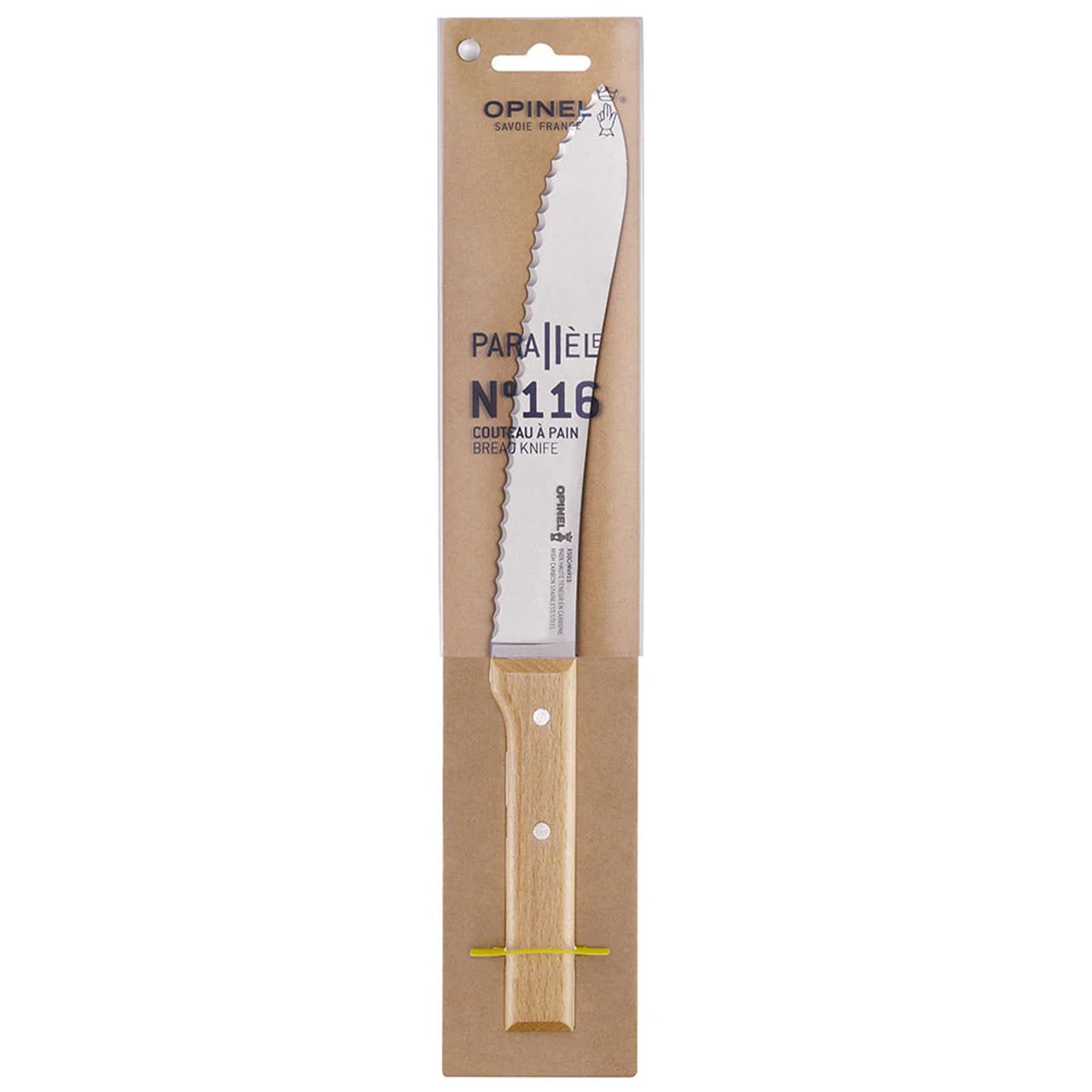 opinel-n-116-couteau-pain-parall-le-lame-pleine-soie-inox-20-cm-dentel-e-manche- image 2