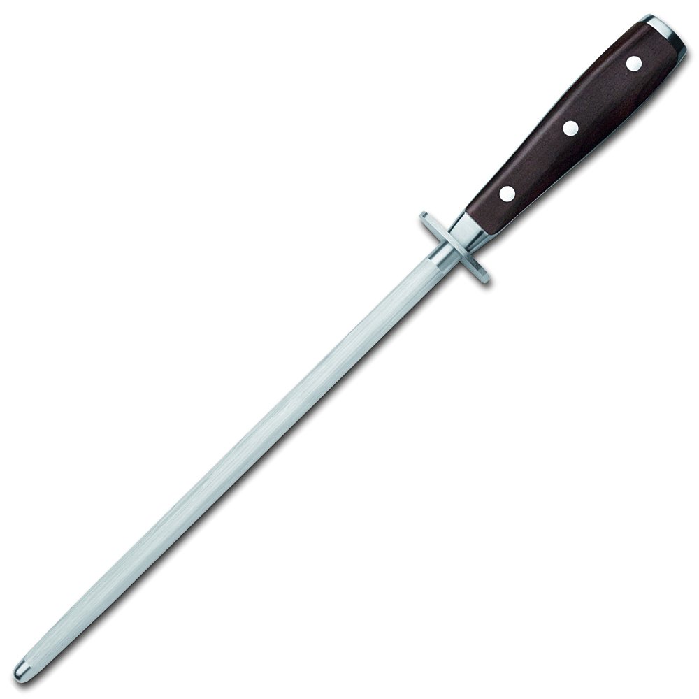 w-sthof-ikon-fusil-aiguiser-26-cm-m-che-acier-chrom-grain-fin-manche-inox-plein image 1