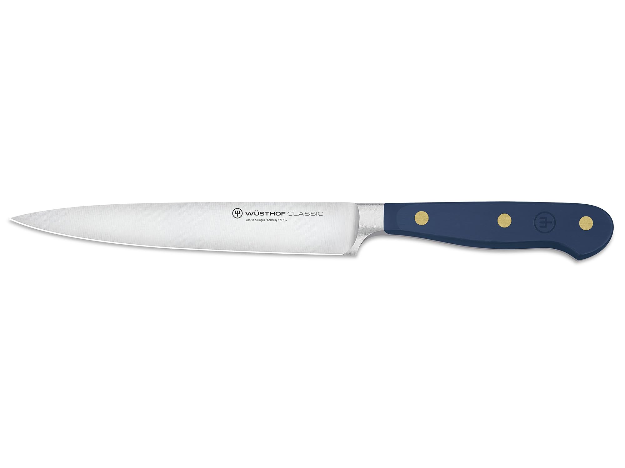 w-sthof-classic-couteau-jambon-16-cm-wild-blueberry-tranchelard-forg-manche-bleu image 1
