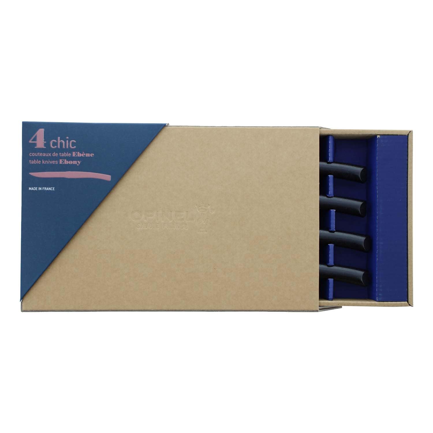opinel-coffret-table-chic-b-ne-set-de-4-couteaux-de-table-lame-yatagan-en-acier- image 2