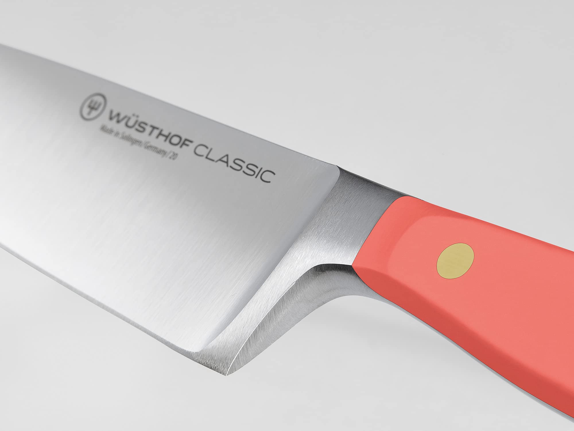 w-sthof-classic-tranchelard-couteau-jambon-16-cm-manche-coral-peach-forg-solinge image 2
