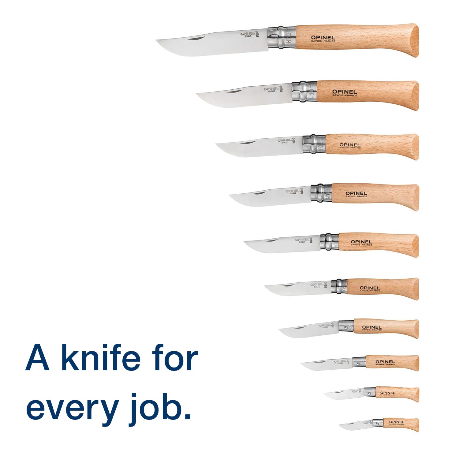 opinel-coffret-collection-tradition-inox-10-couteaux-de-poche-n-02-n-12-lame-aci image 2