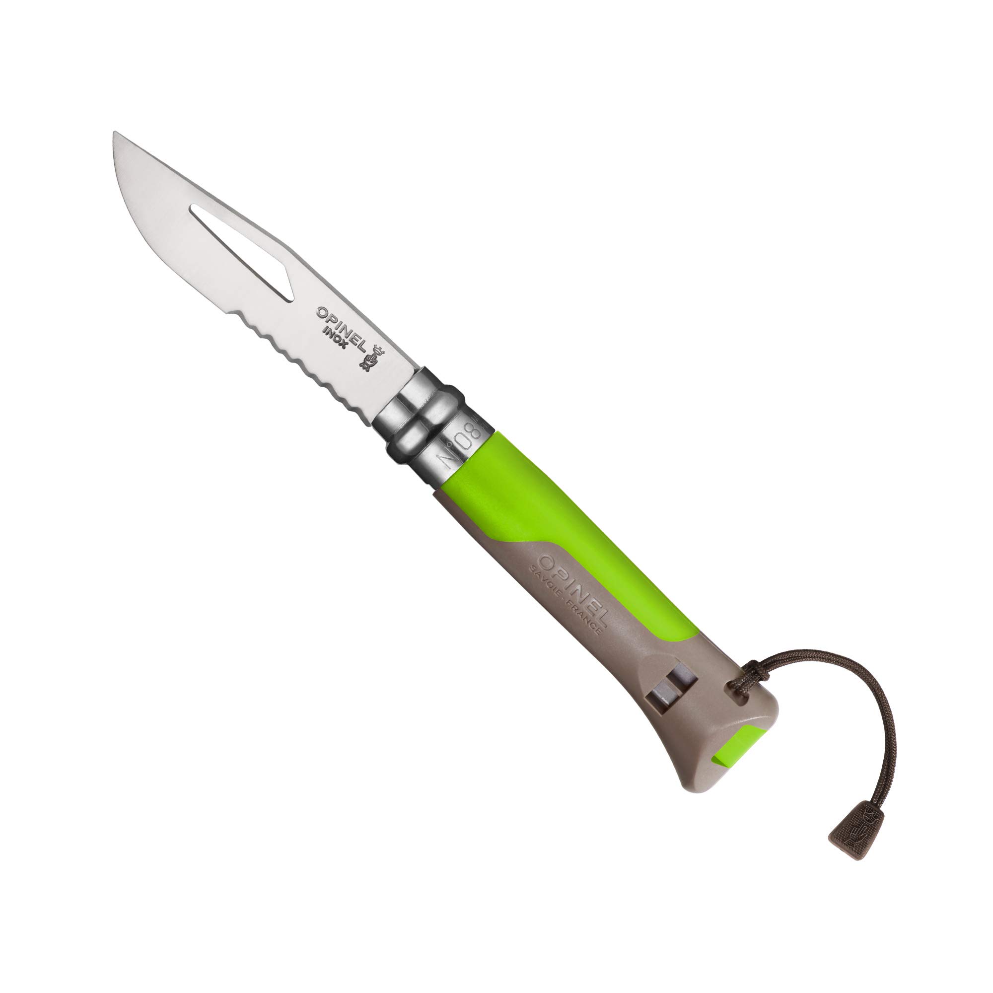 opinel-n-08-outdoor-multifonction-lame-8-5-cm-inox-zone-crant-e-d-manilleur-siff image 4