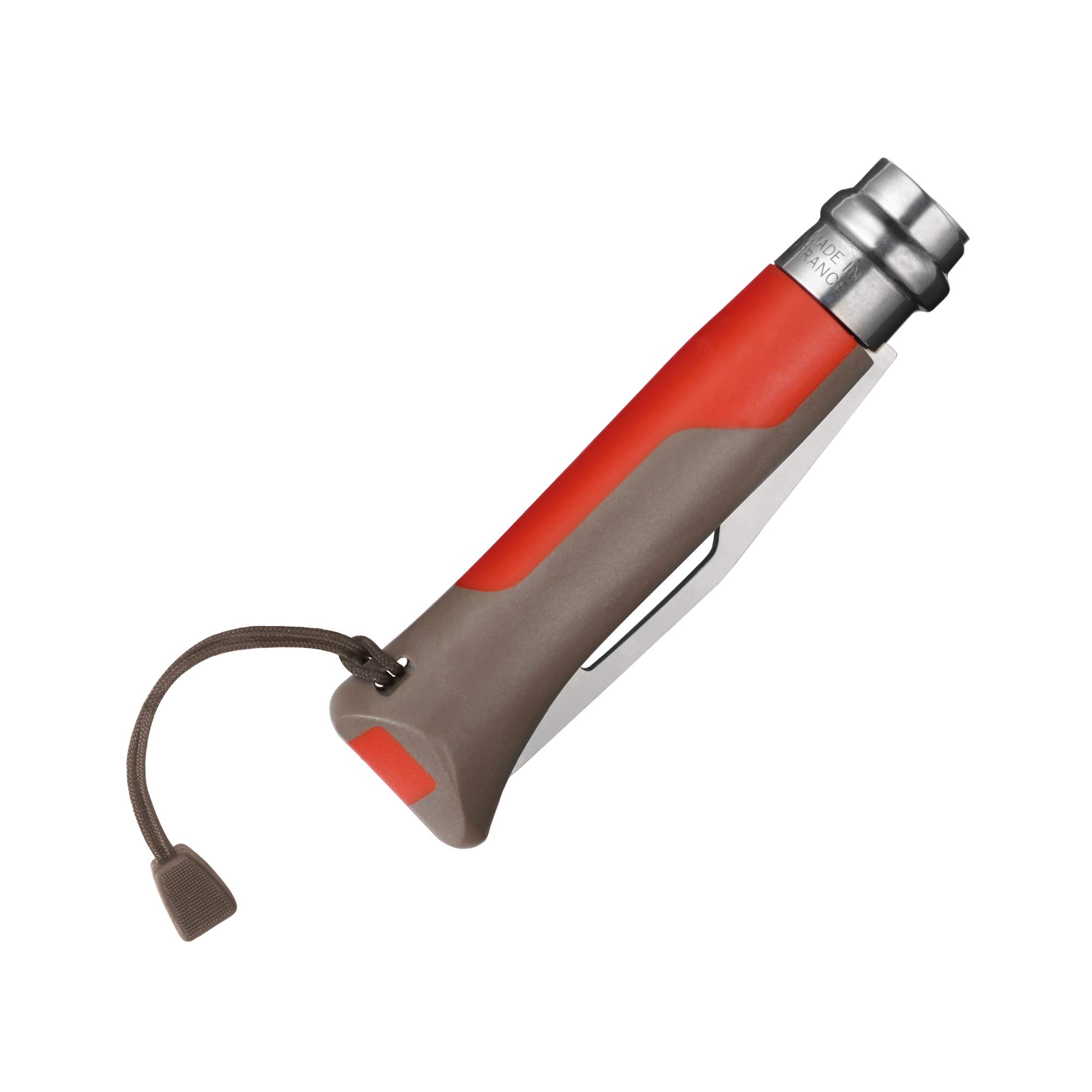 opinel-outdoor-n-08-couteau-de-poche-multifonction-rouge-lame-inox-crant-e-manch image 3