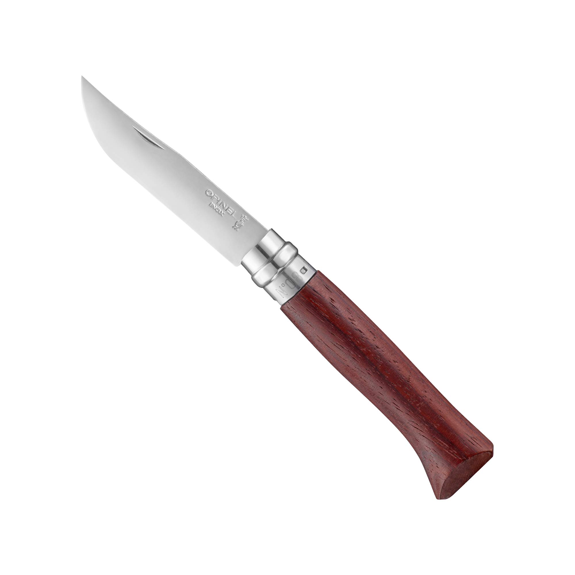 opinel-n-08-luxe-padouk-couteau-de-poche-pliant-8-5-cm-lame-acier-inox-poliglace image 1